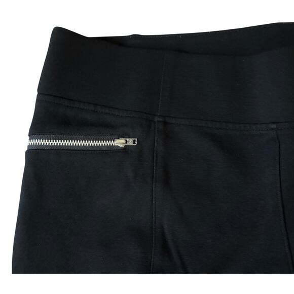 I.N.C International Concepts Black Silver Zip Dress Pants Womens Size 10 - Picture 3 of 6